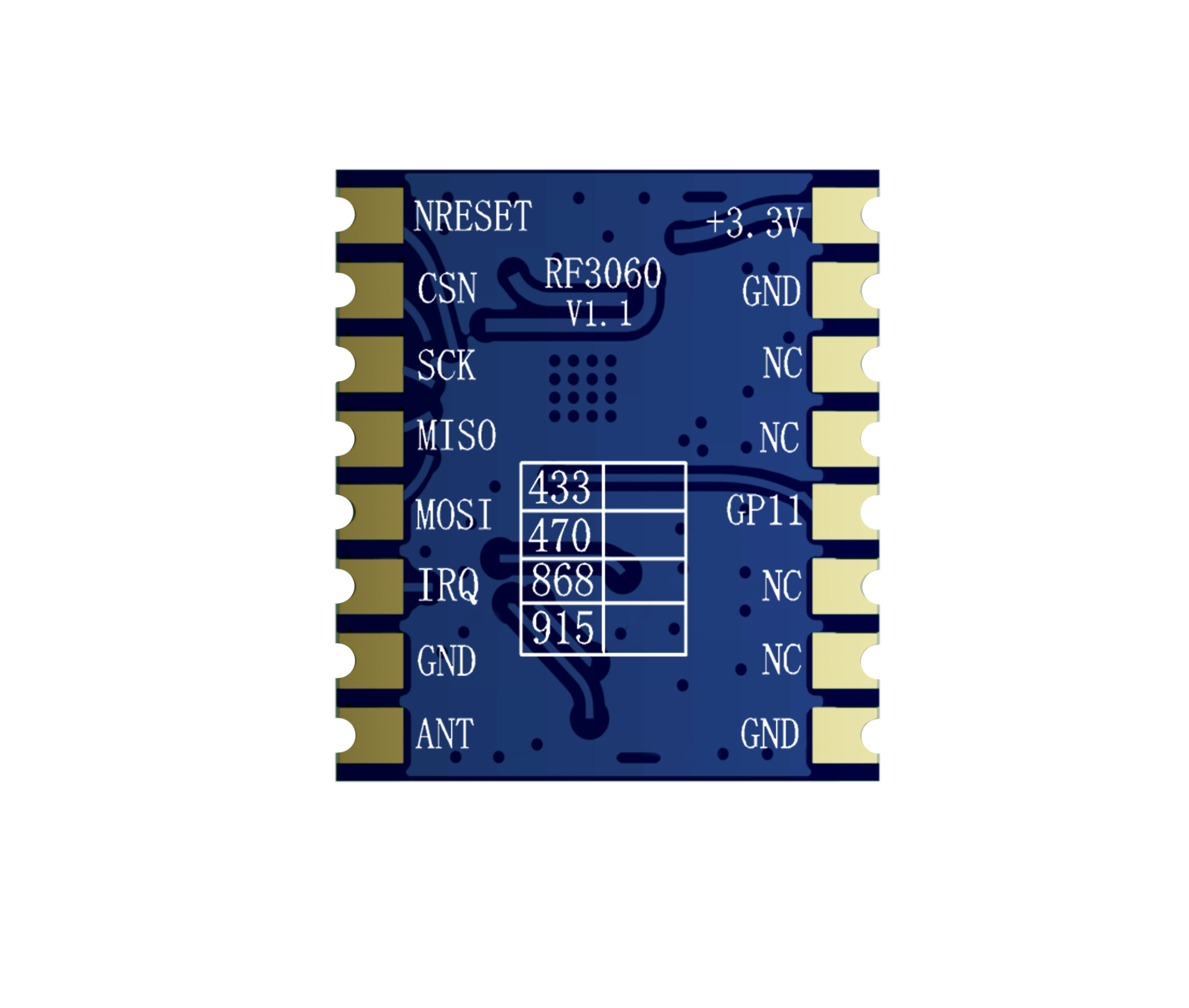 RF3060 無線收發(fā)模塊